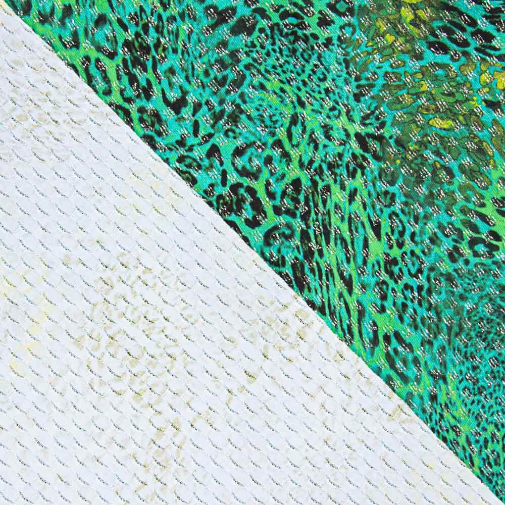 Leopard Grün Lurex Rash Guard - Ribes y Casals