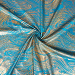 Türkis marmorierte Folie Rash Guard - Ribes y Casals