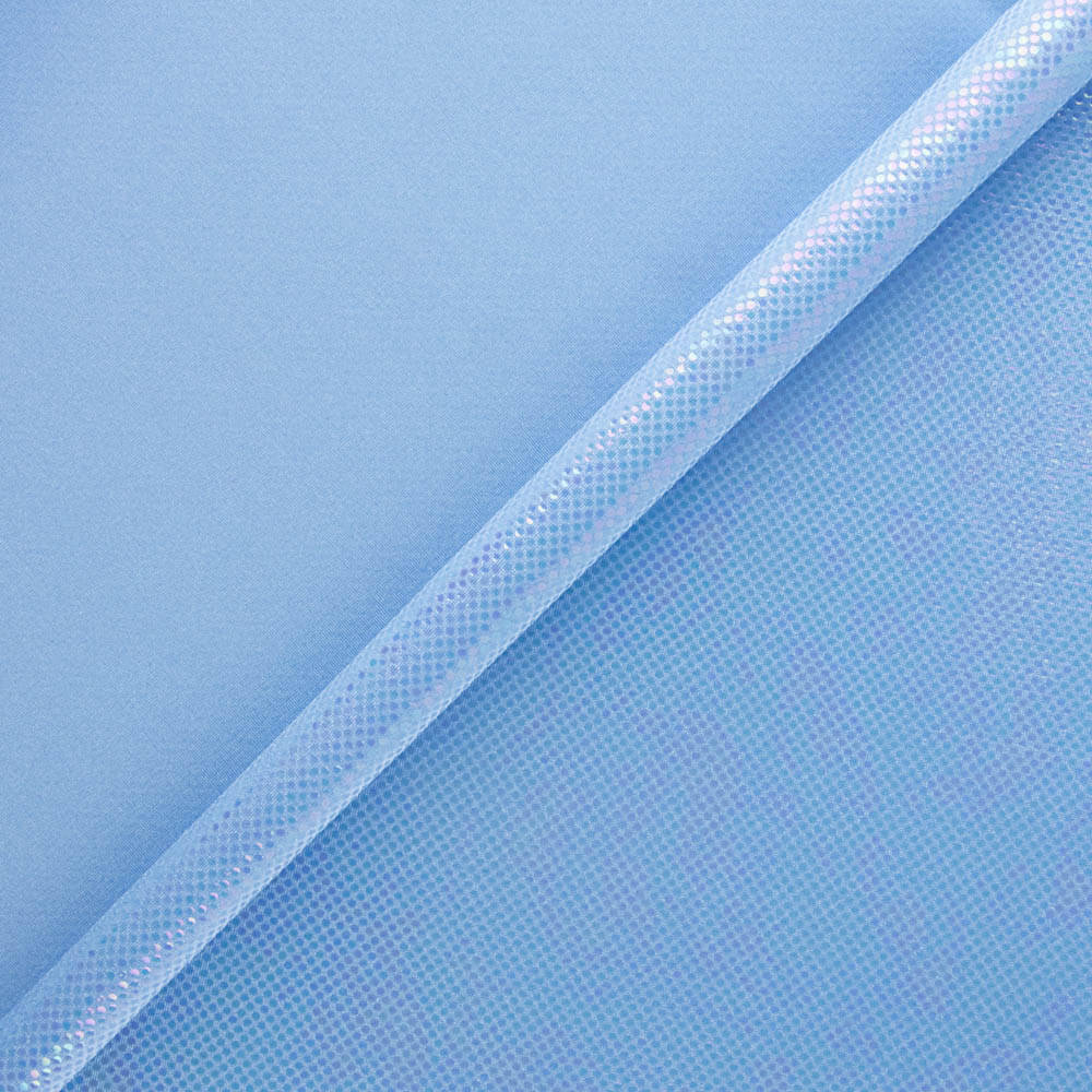 Lycra-Reststück, neu, Mystique, blau – verschiedene Maße, Breite 140 cm - Ribes y Casals
