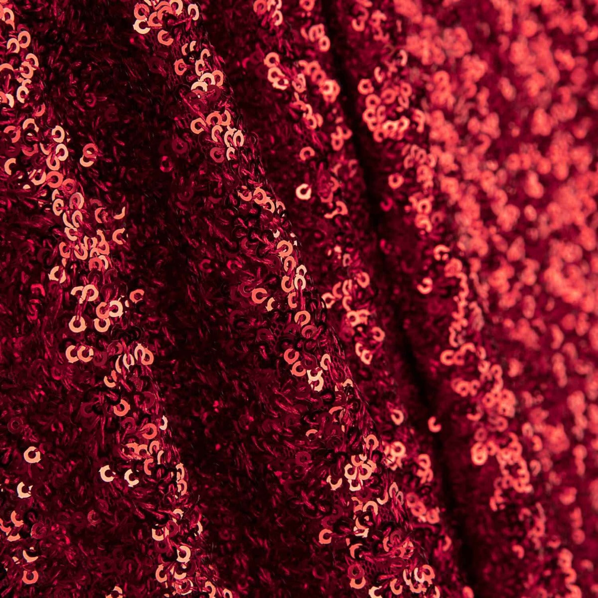 Roter, paillettenbesetzter Rash Guard mit roten Pailletten auf elastischem Tüll - Ribes y Casals