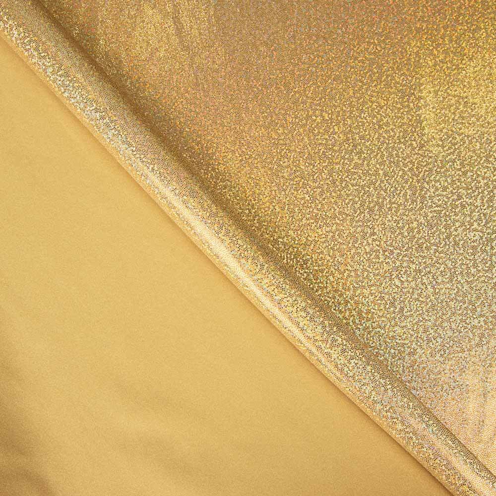 Lycra Mystique Hologramm Gold - Ribes y Casals