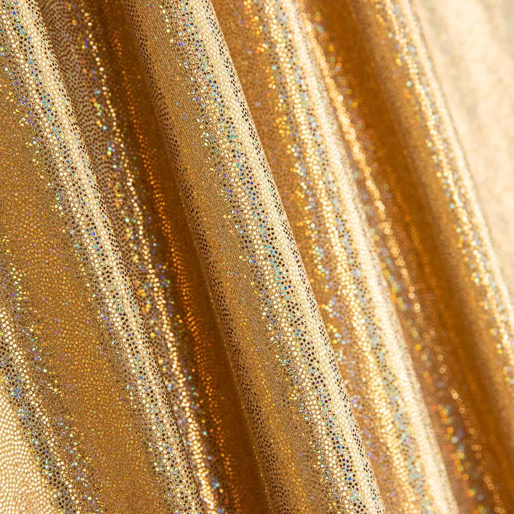 Lycra Mystique Hologramm Gold - Ribes y Casals