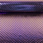 Aqua Lila Bedruckter Strickstoff 100 x 150 cm - Ribes y Casals