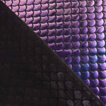 Aqua Lila Bedruckter Strickstoff 100 x 150 cm - Ribes y Casals