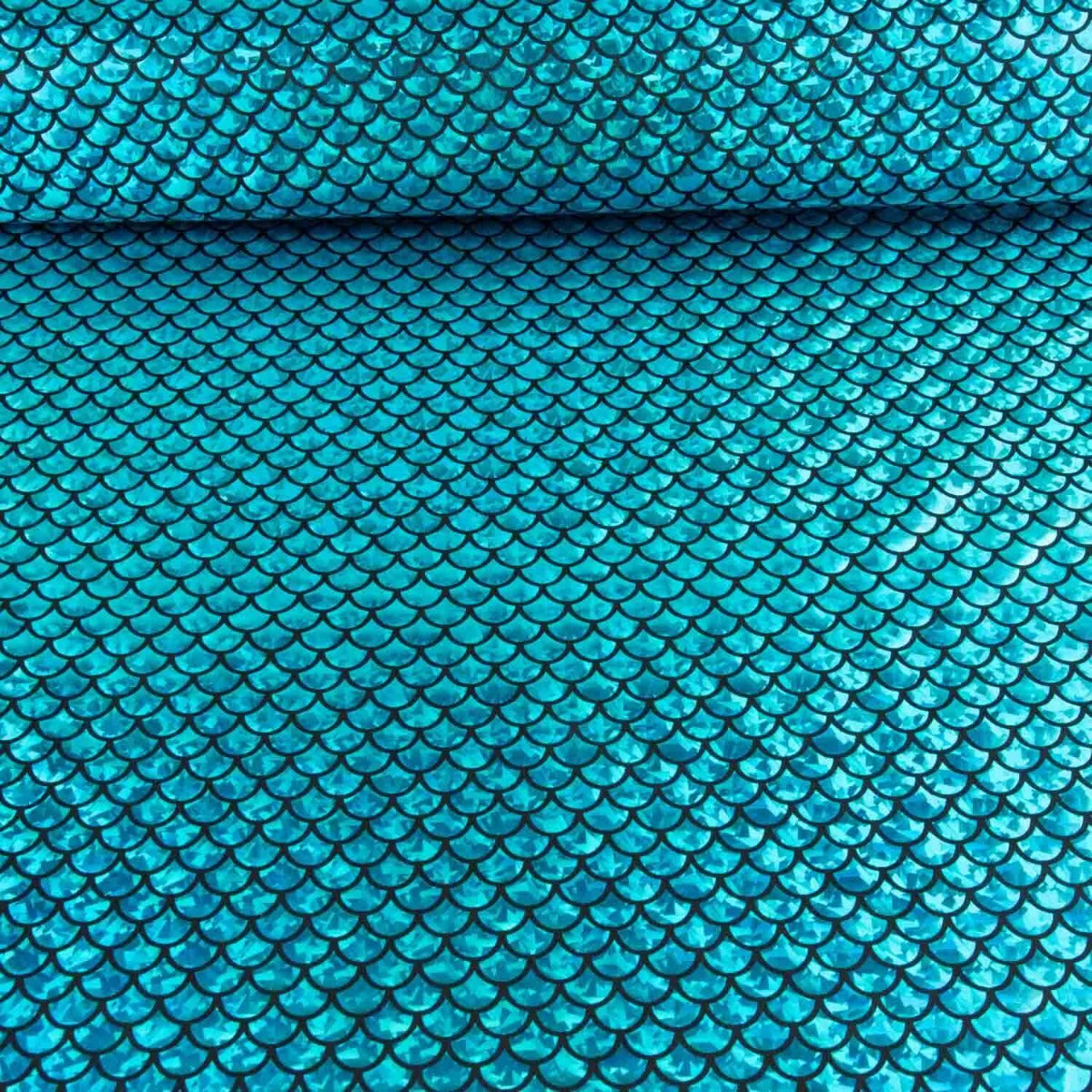 Aqua Blau Gedruckte Masche - Ribes y Casals