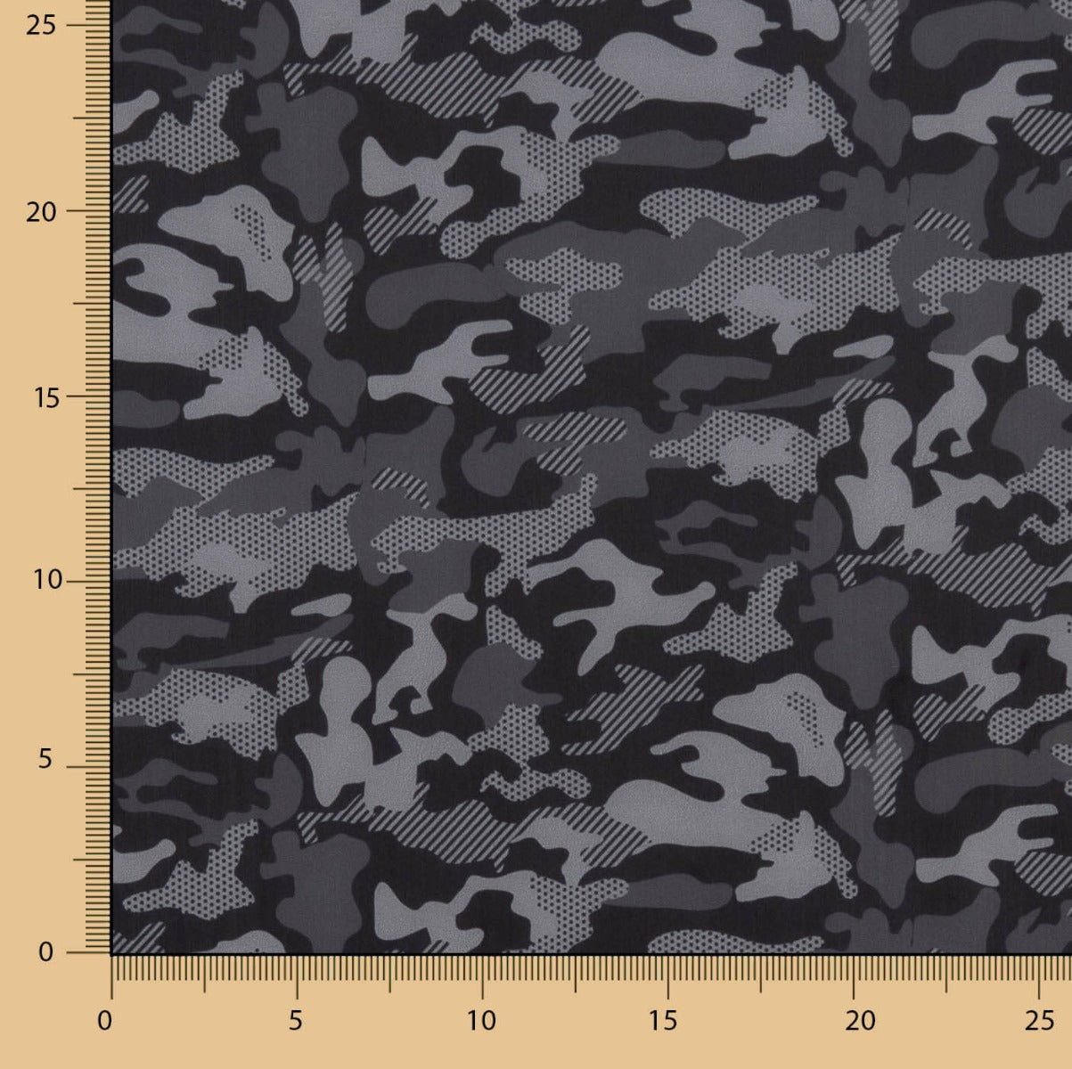 Graue Leggings mit Camouflage-Aufdruck - Ribes y Casals
