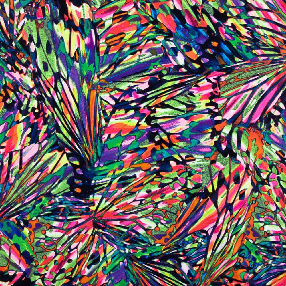 Bedrucktes Lycra Gestreiftes Multicolour - Ribes y Casals