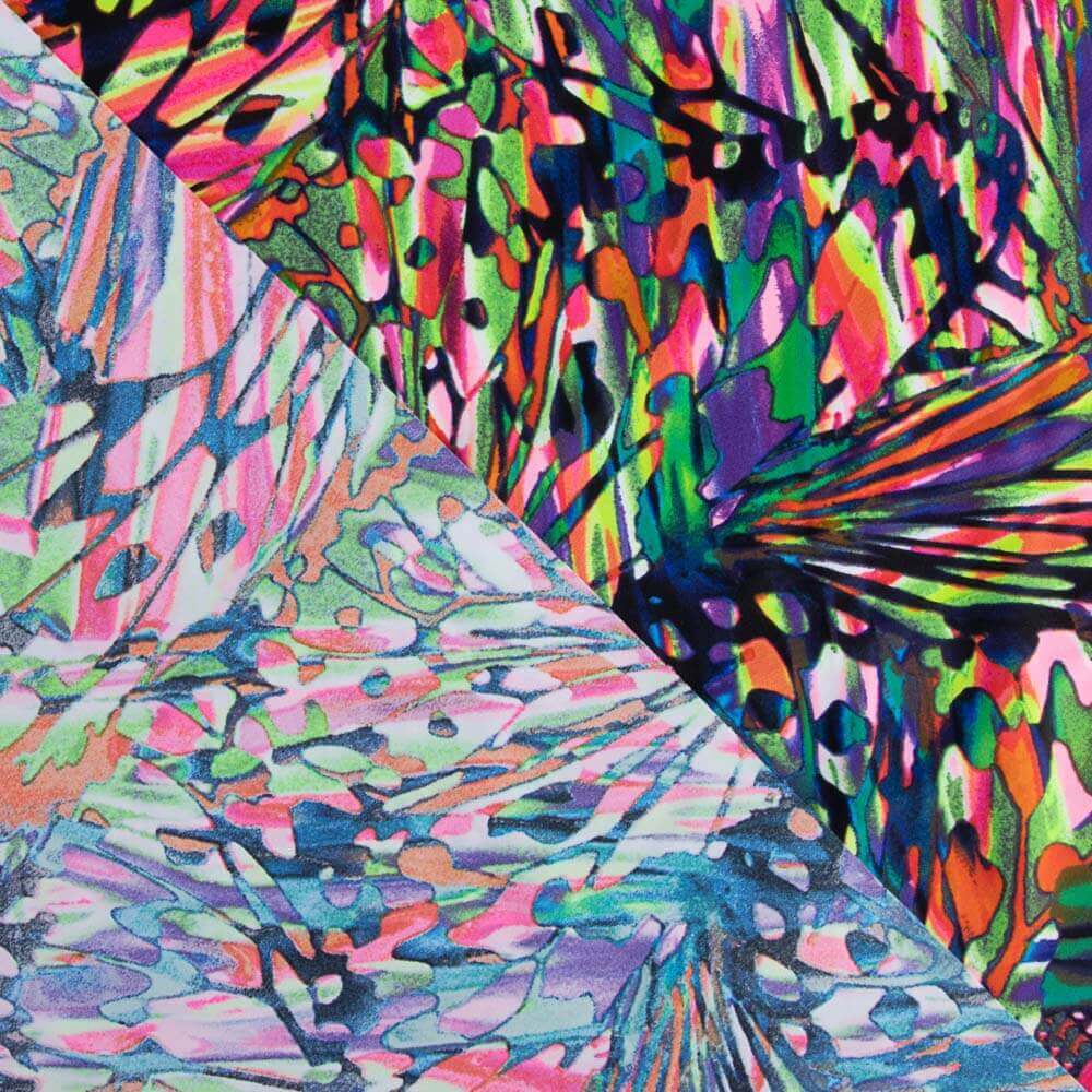 Bedrucktes Lycra Gestreiftes Multicolour - Ribes y Casals
