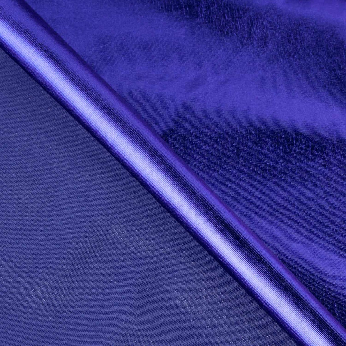 Lycra-Reststück mit Folienbeschichtung in Elektrikblau – verschiedene Maße x Breite 150 cm - Ribes y Casals
