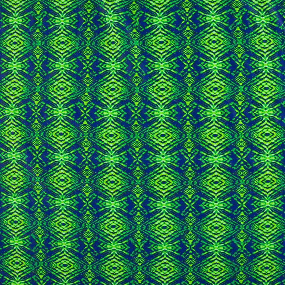 Lycra bedruckter Rhombus Grün - Ribes y Casals