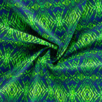 Lycra bedruckter Rhombus Grün - Ribes y Casals