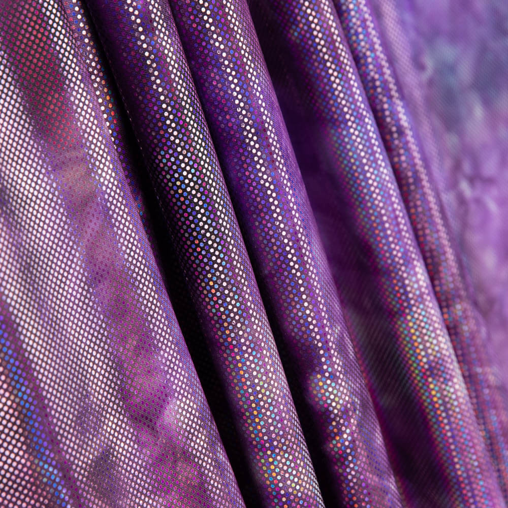 Hologramm Lycra Geprägt Lila - Ribes y Casals