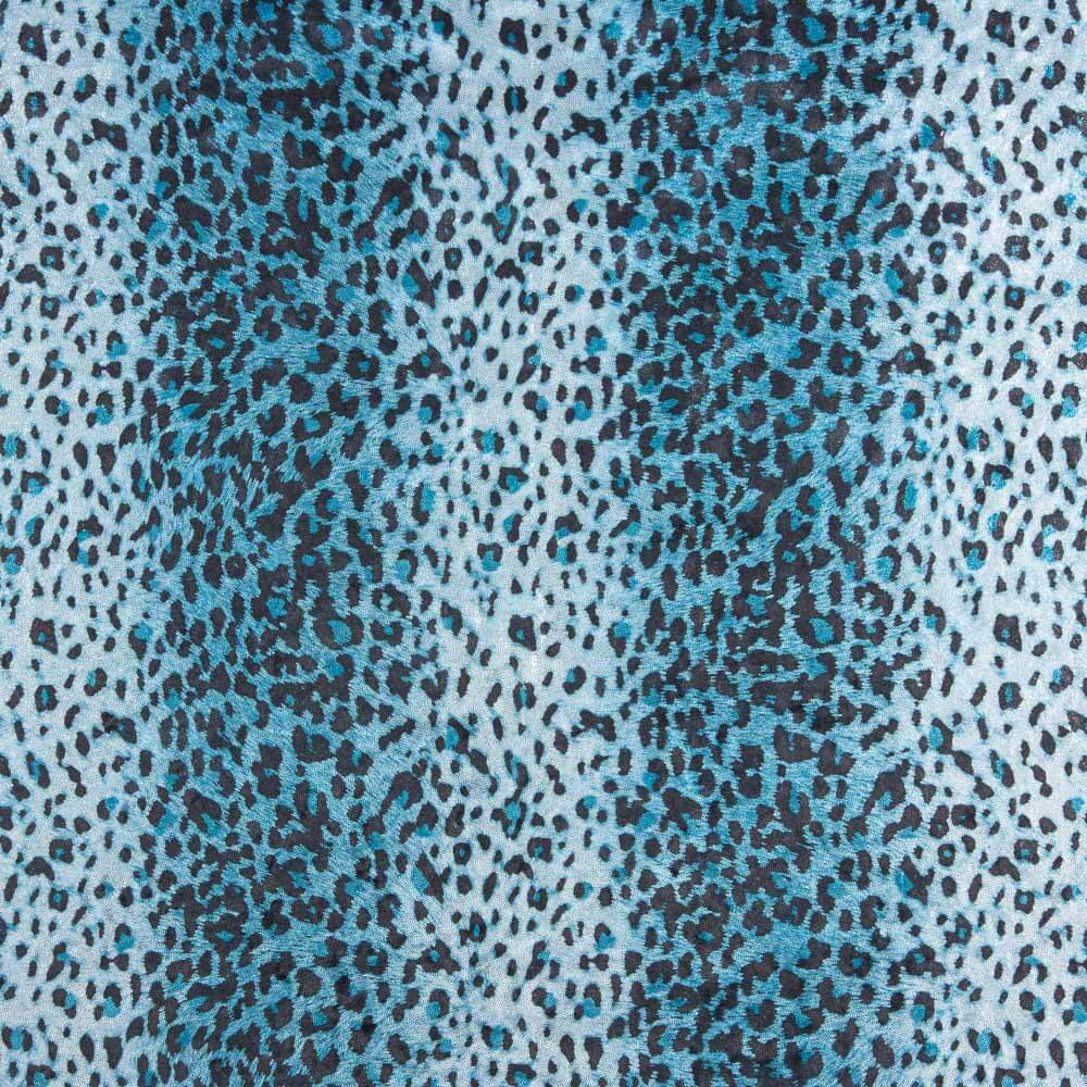 Lycra Lamé Leopard Blau - Ribes y Casals