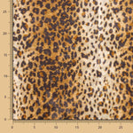 Lycra Lamé Leopard Kamel - Ribes y Casals