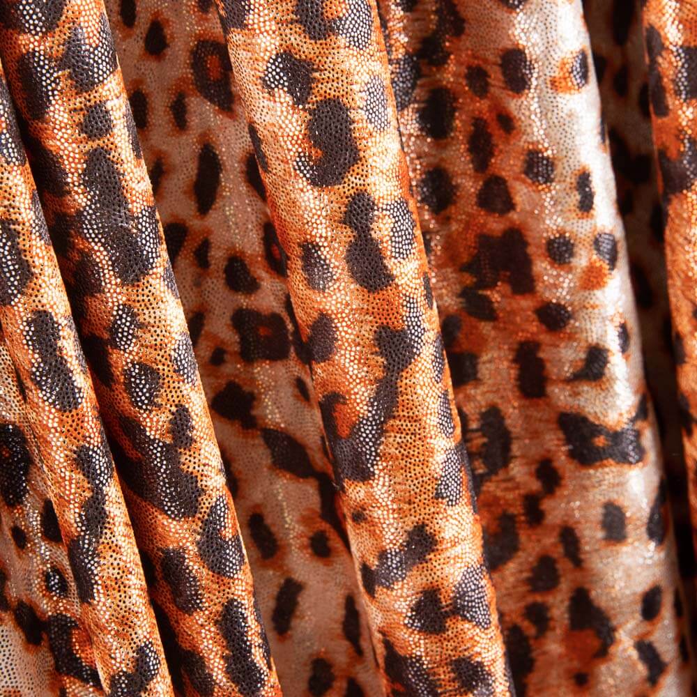 Lycra Lamé Leopard Fliese - Ribes y Casals
