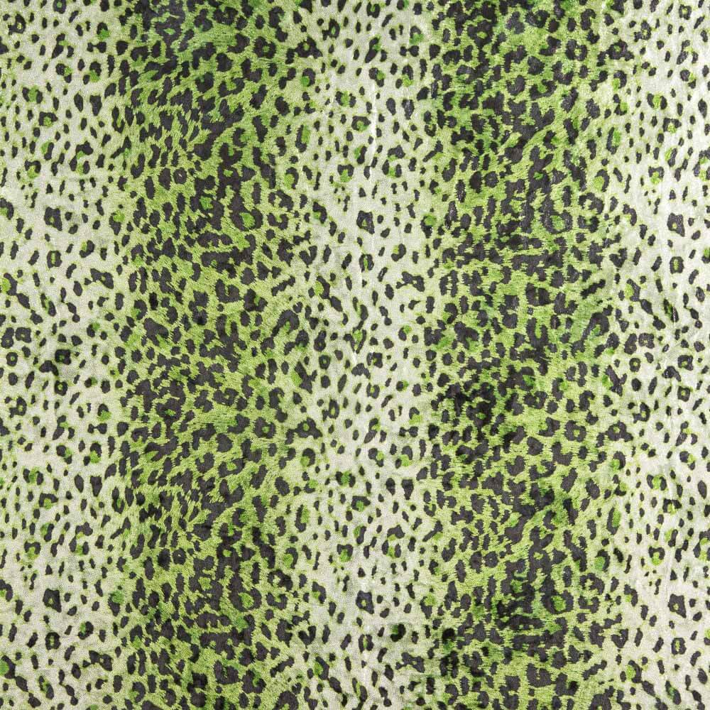 Lycra Lamé Leopard Grün - Ribes y Casals