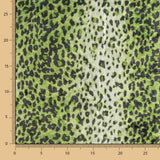 Lycra Lamé Leopard Grün - Ribes y Casals