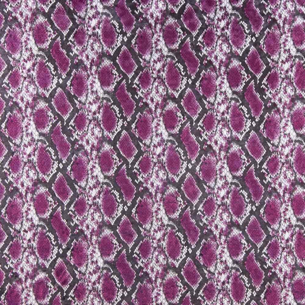 Lycra Lamé Schlange Cyclamen - Ribes y Casals