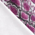 Lycra Lamé Schlange Cyclamen - Ribes y Casals