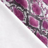 Lycra Lamé Schlange Cyclamen - Ribes y Casals