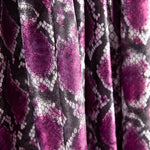 Lycra Lamé Schlange Cyclamen - Ribes y Casals