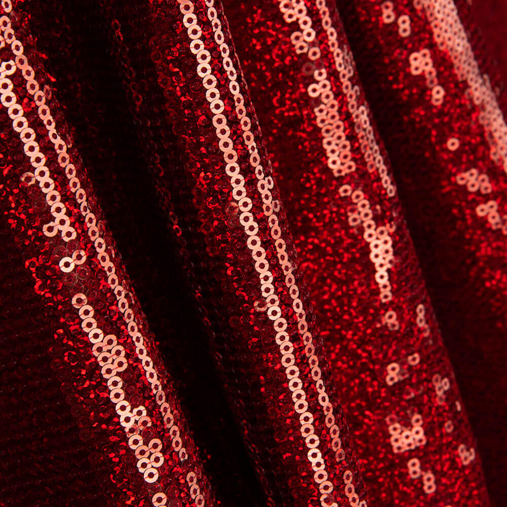 Holografisches Rot Lycra Pailletten Holografisches Rot - Ribes y Casals