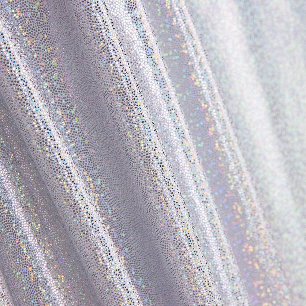 Lycra Mystique Hologramm Weiß - Ribes y Casals