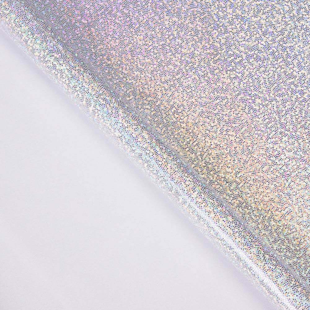 Lycra Mystique Hologramm Weiß - Ribes y Casals