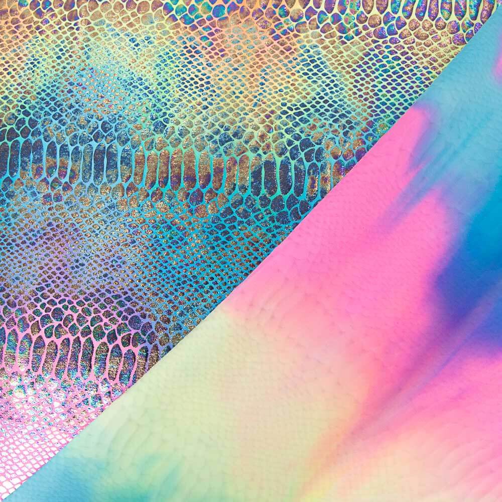 Lycra-Folie Schlange Blau - Ribes y Casals