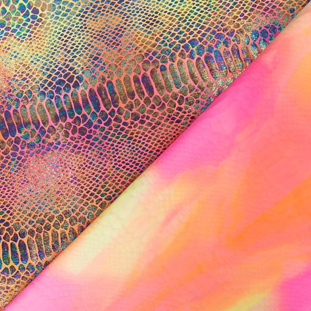 Lycra-Folie Schlange Rosa - Ribes y Casals