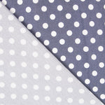 Lyocell Spandex Polka Dots 1mm Blau - Ribes y Casals