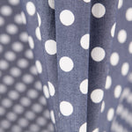 Lyocell Spandex Polka Dots 1mm Blau - Ribes y Casals
