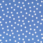 Lyocell Spandex Polka Dots Elektrisch Blau 14mm - Ribes y Casals