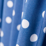 Lyocell Spandex Polka Dots Elektrisch Blau 14mm - Ribes y Casals