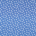Lyocell Spandex Polka Dots Elektrisch Blau 14mm - Ribes y Casals