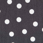 Lyocell Spandex Polka Dots Schwarz 14mm - Ribes y Casals