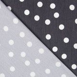 Lyocell Spandex Polka Dots Schwarz 14mm - Ribes y Casals