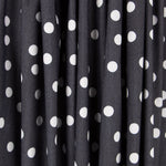 Lyocell Spandex Polka Dots Schwarz 14mm - Ribes y Casals