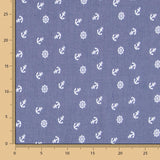Lyocell-Elasthan Marineblau - Ribes y Casals