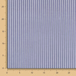 Lyocell Spandex Slim Stripes Blau - Ribes y Casals