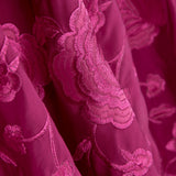 Stickerei-Schal Fuchsia Tencel Strawberry - Ribes y Casals