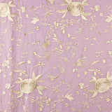 Mauve bestickter Tencel-Schal - Ribes y Casals