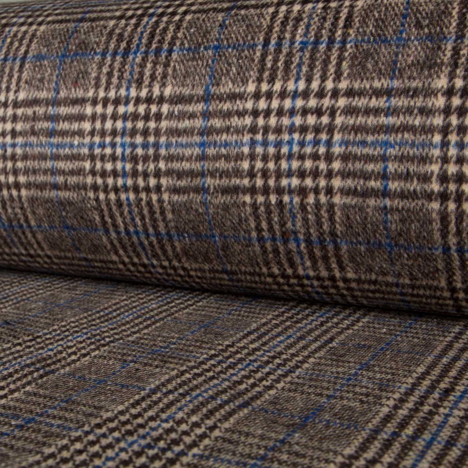 Wales Mantel Braun Blau - Ribes y Casals