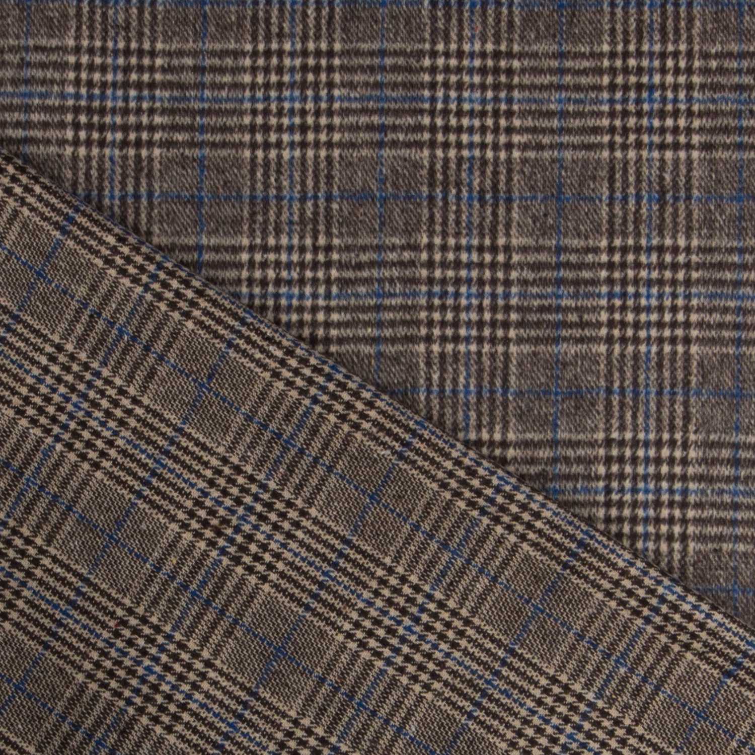 Wales Mantel Braun Blau - Ribes y Casals