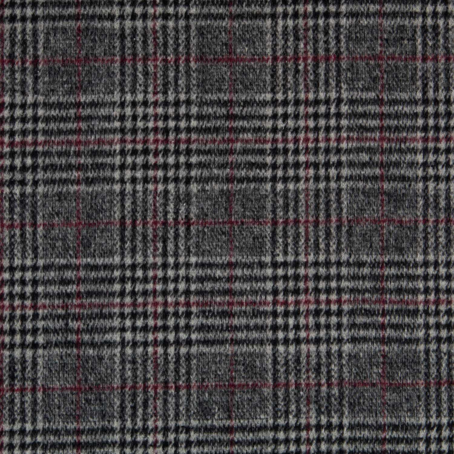 Wales Mantel Schwarz Rot - Ribes y Casals