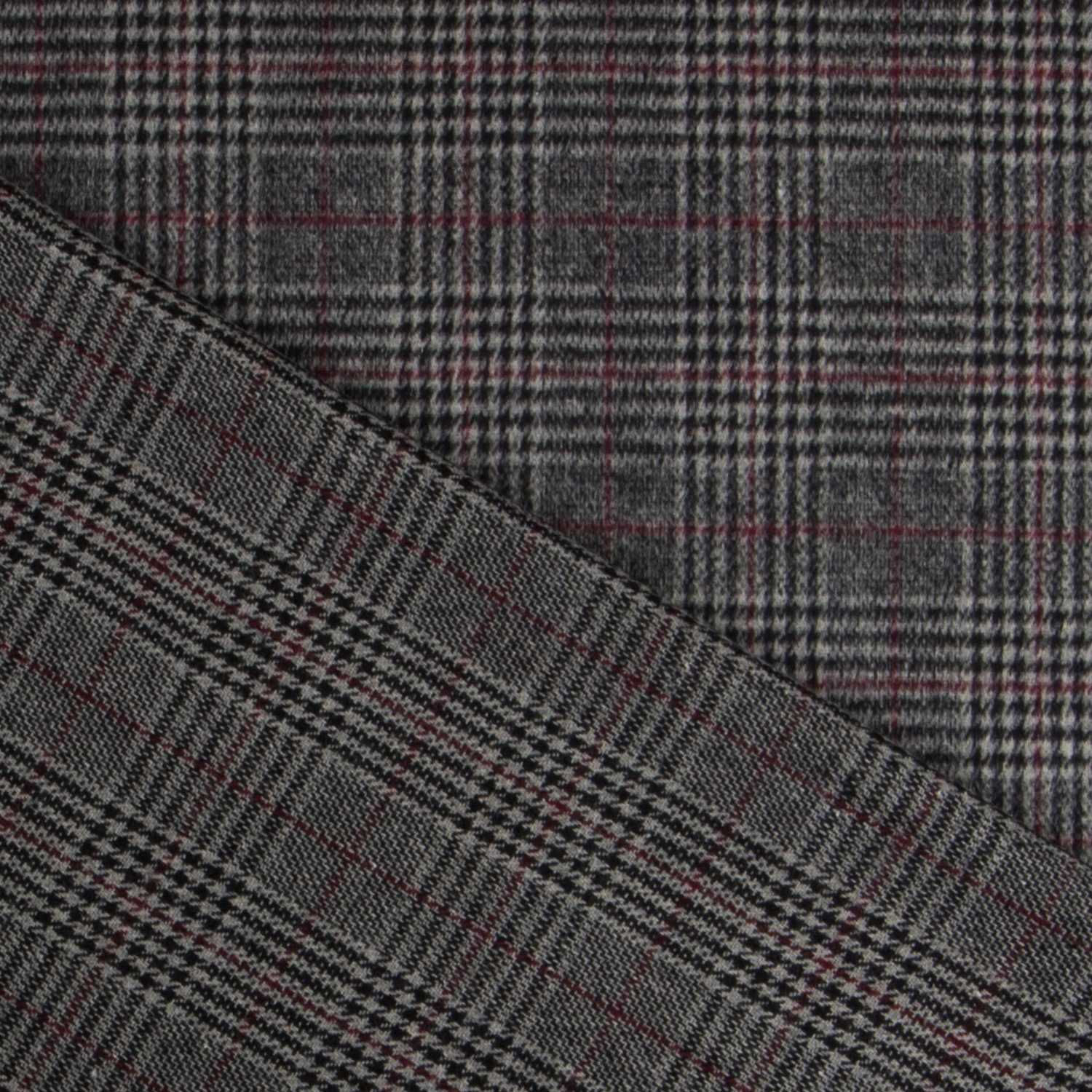 Wales Mantel Schwarz Rot - Ribes y Casals