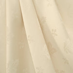 Damast Tischtuch Beige Blätter - Ribes y Casals