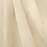 Damast Tischtuch Beige Blätter - Ribes y Casals
