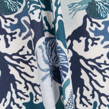 Anti-Fleck-Tischdecke Blau Muscheln - Ribes y Casals