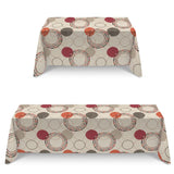 Anti-Fleck-Tischdecke Kreise Natur - Ribes y Casals